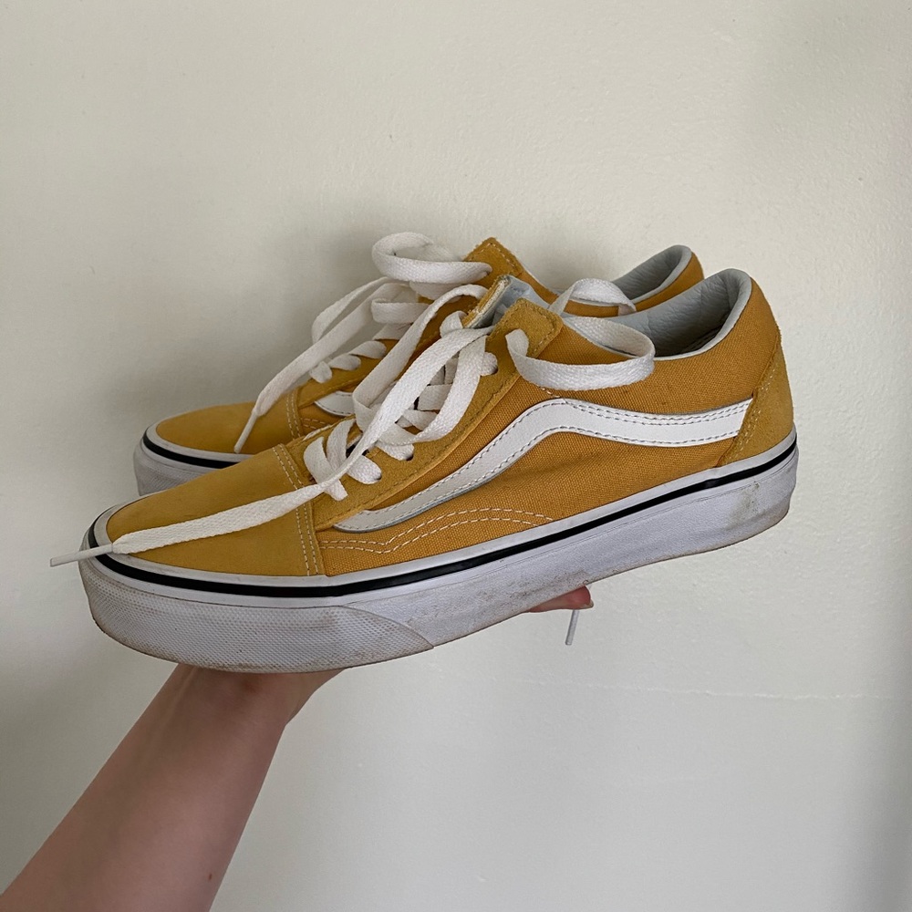 Mustard Yellow Old School VANS